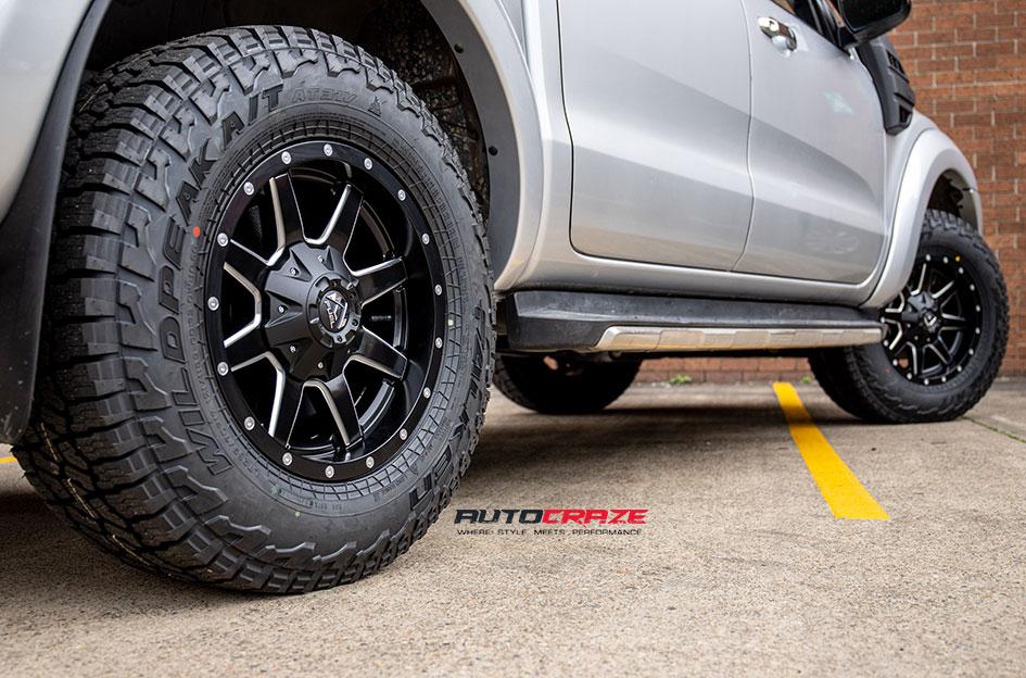 FORD RANGER MAVERICK GLOSS BLACK MILLED ACCENTS